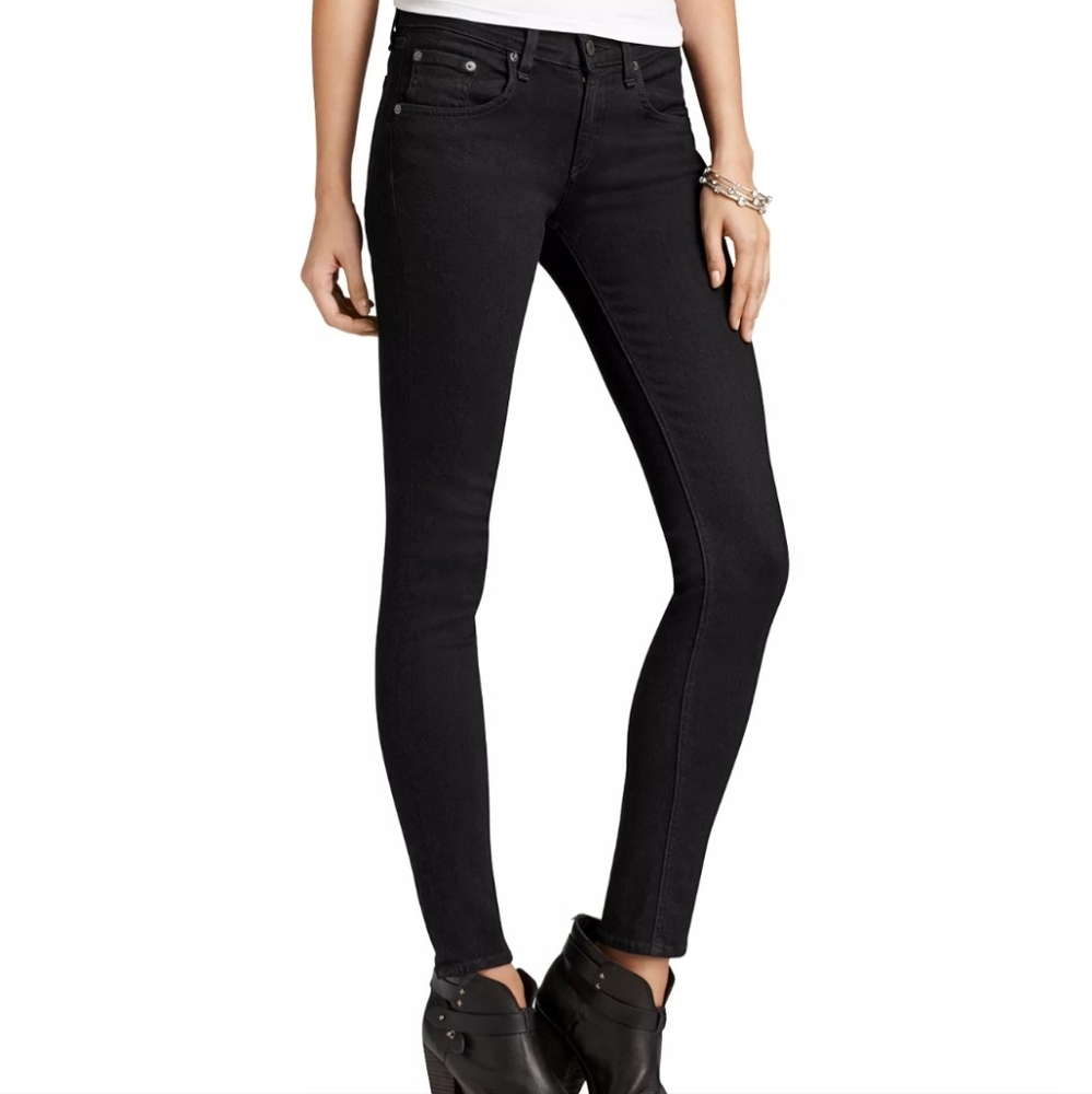 Rag & Bone Skinny Jeans in Coal